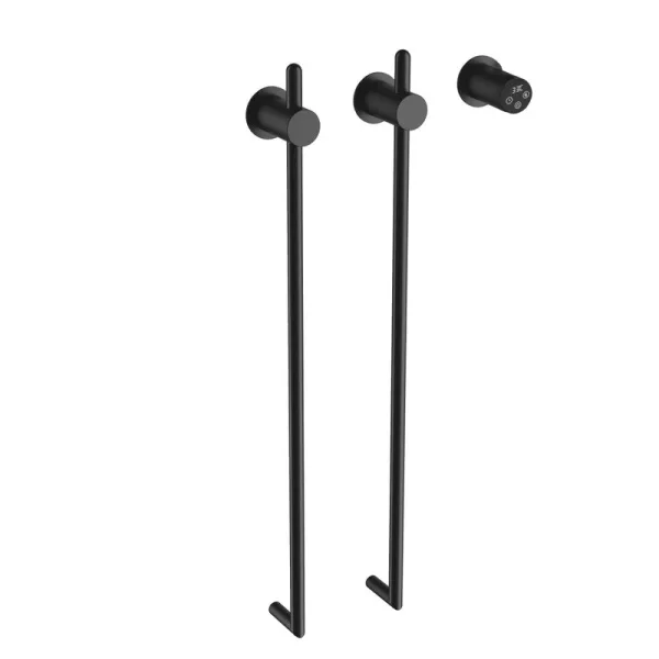 Полотенцесушитель электрический Wonzon & Woghand WW-AL3621-MB черный матовый Sancos — Оригинал