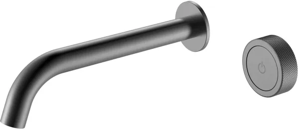Смеситель для раковины Boheme Tech 158/2-GM С ВНУТРЕННЕЙ ЧАСТЬЮ, gun metal Sancos — Оригинал