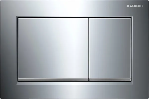 Кнопка смыва Geberit Omega 30 115.080.KH.1 хром, матовый хром Sancos — Оригинал