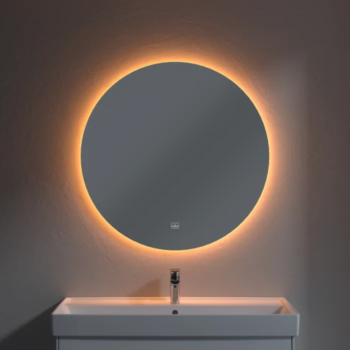 Зеркало круглое Villeroy & Boch More to See Lite A4606800 65 с LED-подсветкой, 6500 K Sancos — официальный сайт
