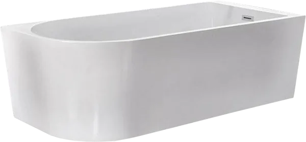 Акриловая ванна Esbano Afina L 170x80 см, левая, отдельностоящая, белая, асимметричная, со сливом-пе Sancos — Оригинал