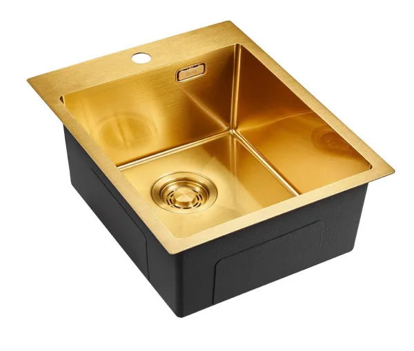 Мойка кухонная Emar PVD A EMB-128A PVD Nano Golden Sancos — Оригинал