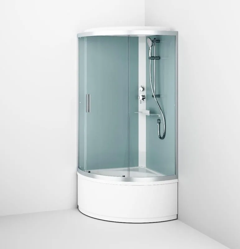 Душевая кабина AM.PM X-Joy W88C-401A-090WT, с крышей, белый Sancos — официальный сайт