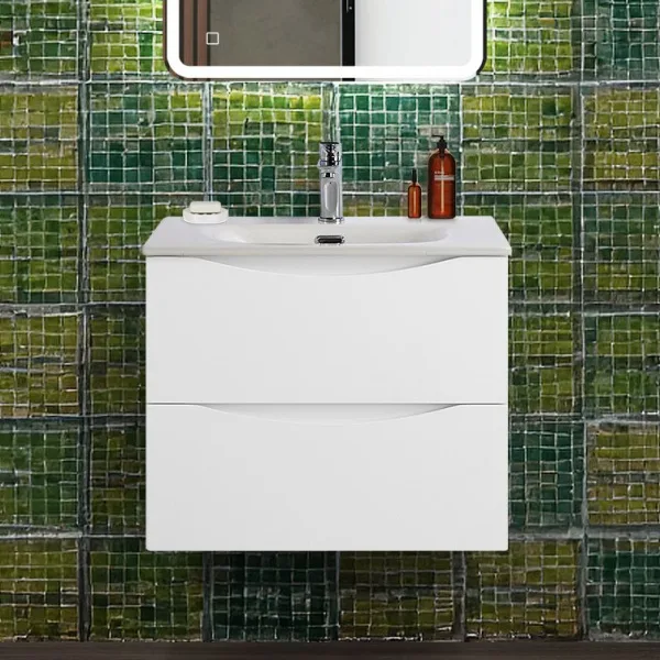 Тумба под раковину без столешницы BelBagno Marino-cer-n 60 подвесная, bianco lucido Sancos — Оригинал