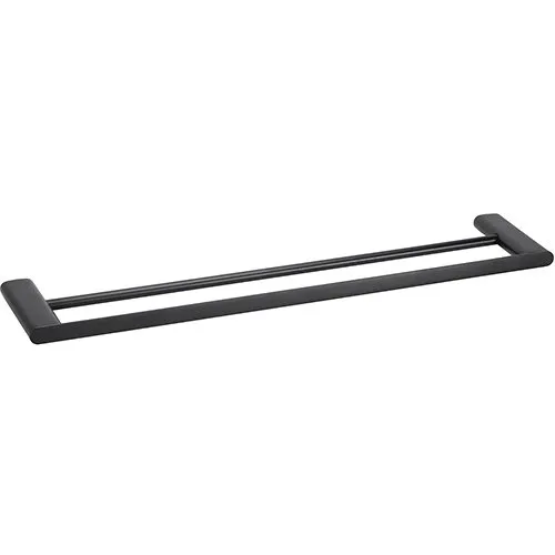 Полотенцедержатель Bemeta Organic Black 167104050 двойной, черный матовый Sancos — Оригинал
