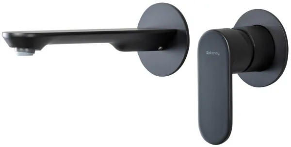 Смеситель для раковины Splendy Rest RE201190UK2BM, С ВНУТРЕННЕЙ ЧАСТЬЮ, черный матовый Sancos — Оригинал
