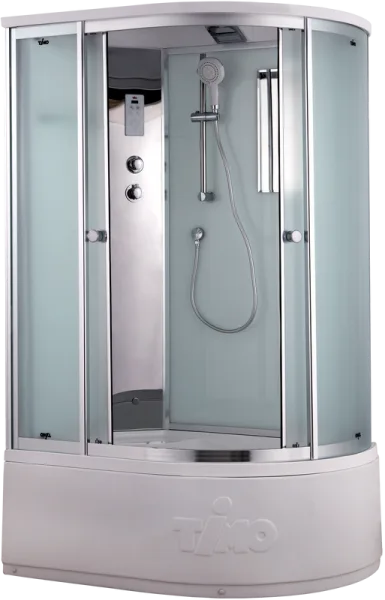 Душевая кабина Timo Comfort T-8820LC Clean Glass с высоким поддоном, с сиденьем Sancos — Оригинал