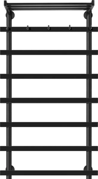 Полотенцесушитель электрический Secado Понтида 1 КСП, R 100x50, черный Sancos — Оригинал
