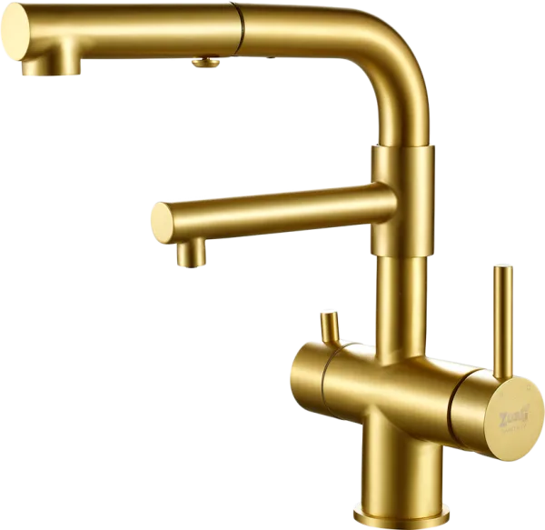 Смеситель для кухни Zorg Sanitary SZR-3216 Bronze бронза Sancos — Оригинал
