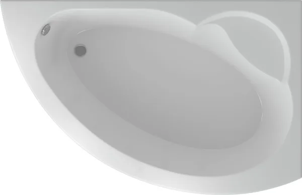 Акриловая ванна AQUATEK Аякс 2 AYK170-0000089 R 170x110 см, угловая, правая, пристенная, белая Sancos — Оригинал