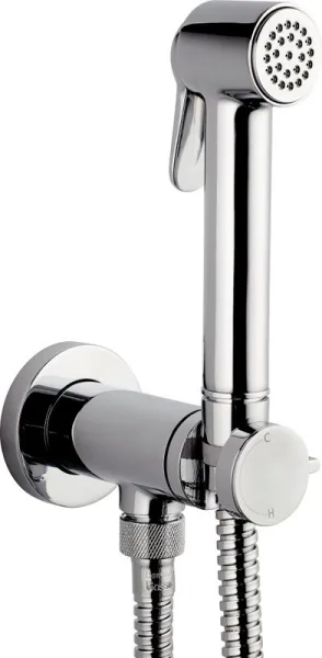 Гигиенический душ Bossini Paloma Brass Mixer Set E37005B.030 со смесителем, С ВНУТРЕННЕЙ ЧАСТЬЮ Sancos — Оригинал