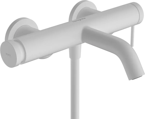 Смеситель для ванны с душем Hansgrohe Tecturis S 73422700, матовый белый Sancos — Оригинал
