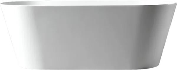 Акриловая ванна Abber AB9222-1.5 150x70 см, отдельностоящая, белая, овальная, с каркасом, со сливом- Sancos — Оригинал