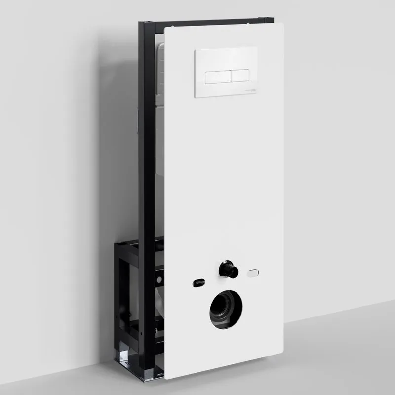 Система инсталляции для унитазов Wasserkraft Glan 66TLT.010.ME.WH.WH03, с кнопкой смыва белой Sancos — официальный сайт