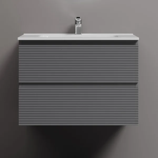 Тумба под раковину Sancos Folk 70 подвесная Grey soft (темно-серый), FL70GS Sancos — Оригинал
