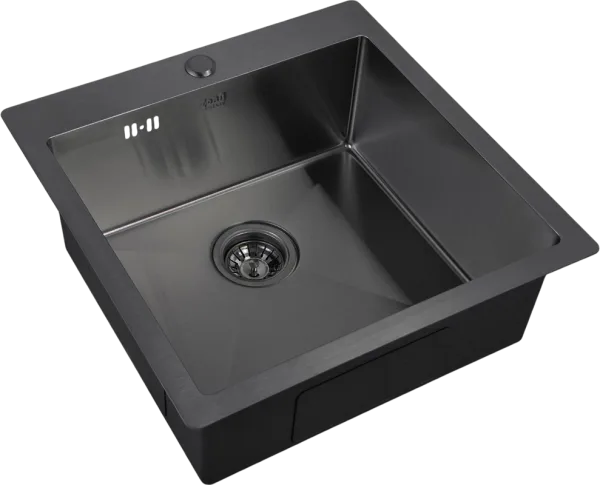 Мойка кухонная Zorg Inox PVD 5151 grafit Sancos — Оригинал