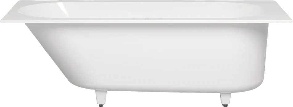 Ванна из искусственного камня Salini Ornella S-Sense 170x80 см, встраиваемая, белая, на ножках Sancos — официальный сайт