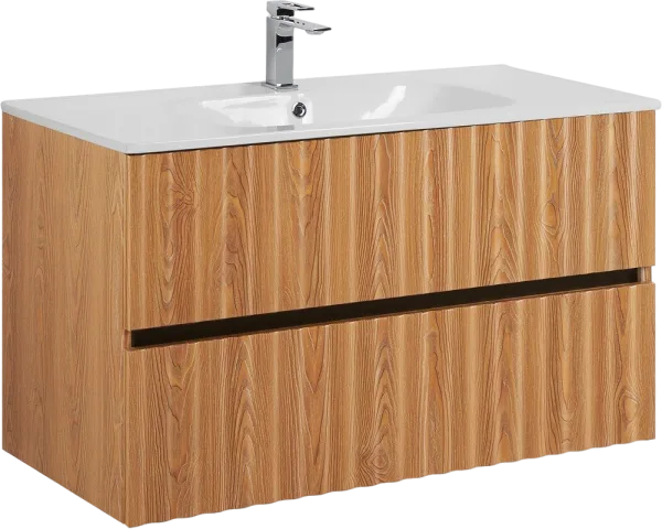 Тумба под раковину без столешницы Art&Max Elegant 100 подвесная, бран Sancos — Оригинал