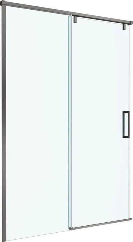 Душевая дверь в нишу BelBagno Soft Close-1 BF-1-140-C-GM профиль оружейная сталь Sancos — официальный сайт