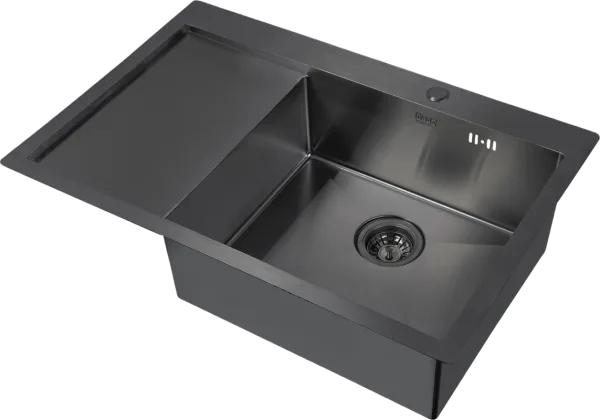 Мойка кухонная Zorg Inox PVD 7851 R grafit Sancos — Оригинал