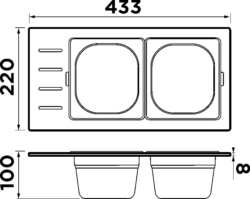 Коландер Omoikiri DC-02-2-LG светлое золото Sancos — официальный сайт