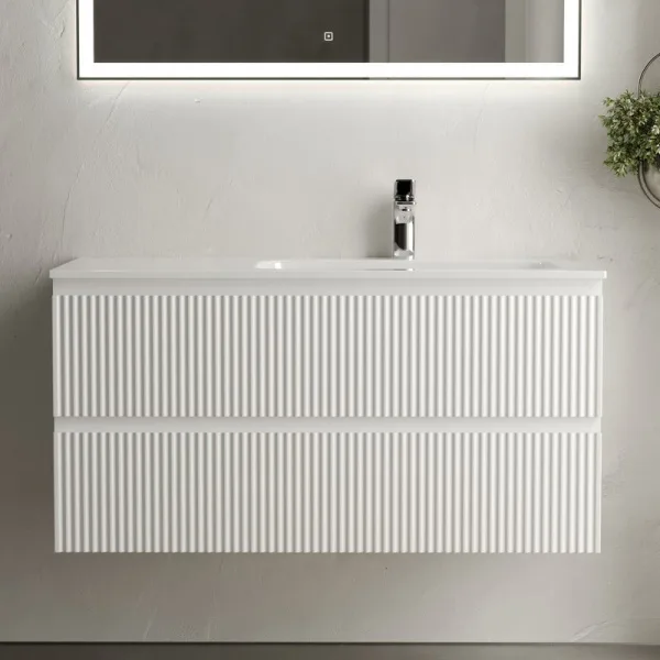 Тумба с раковиной Sancos Snob R 100 см, R, bianco Sancos — Оригинал