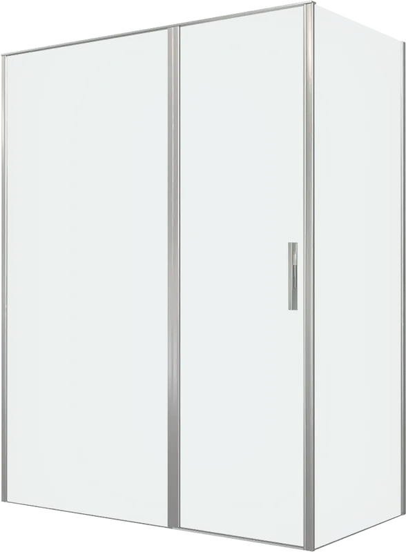 Душевой уголок Allen Brau Priority 160x80, профиль серебро браш, стекло прозрачное Sancos — официальный сайт