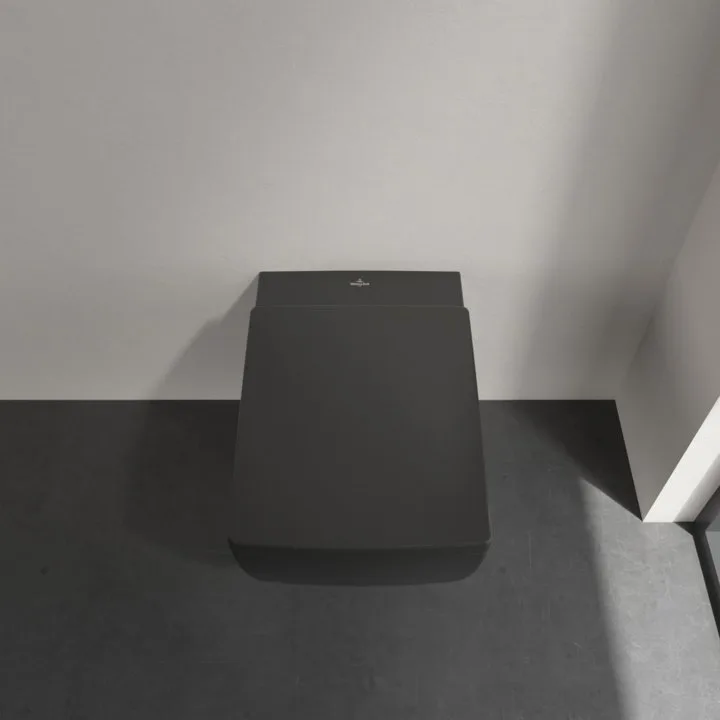 Крышка-сиденье Villeroy & Boch Memento 2.0 Memento 2.0 8M24S1S5 ebony, с микролифтом Sancos — официальный сайт
