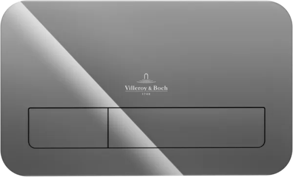 Кнопка смыва Villeroy & Boch Viconnect 922400RA серая глянцевая Sancos — Оригинал