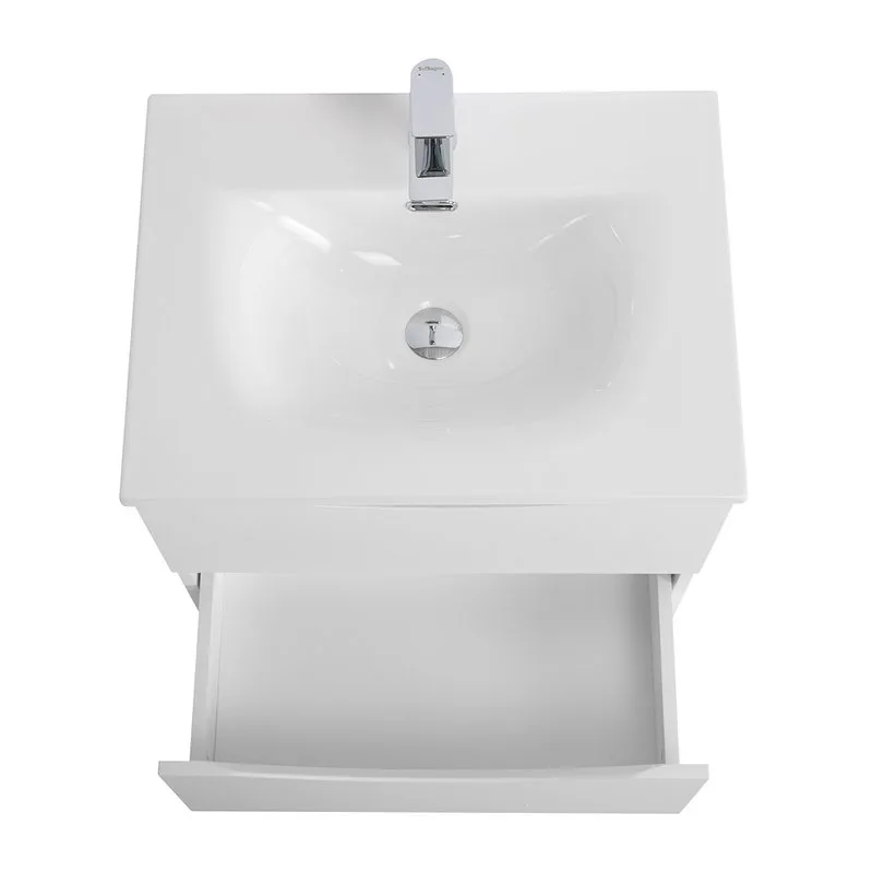 Тумба под раковину без столешницы BelBagno Marino-cer-n 60 подвесная, bianco lucido Sancos — официальный сайт