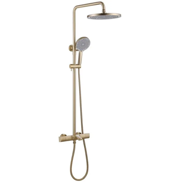 Душевая стойка Abber Thermostat AF8516GL, матовое золото Sancos — Оригинал