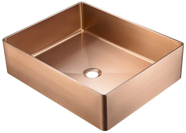 Накладная раковина AltroBagno Accordo 001011 RaSp матовая медь Sancos — Оригинал
