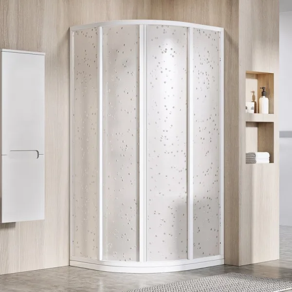Душевой уголок Ravak Supernova SKCP4-90 195 Pearl, профиль белый Sancos — Оригинал