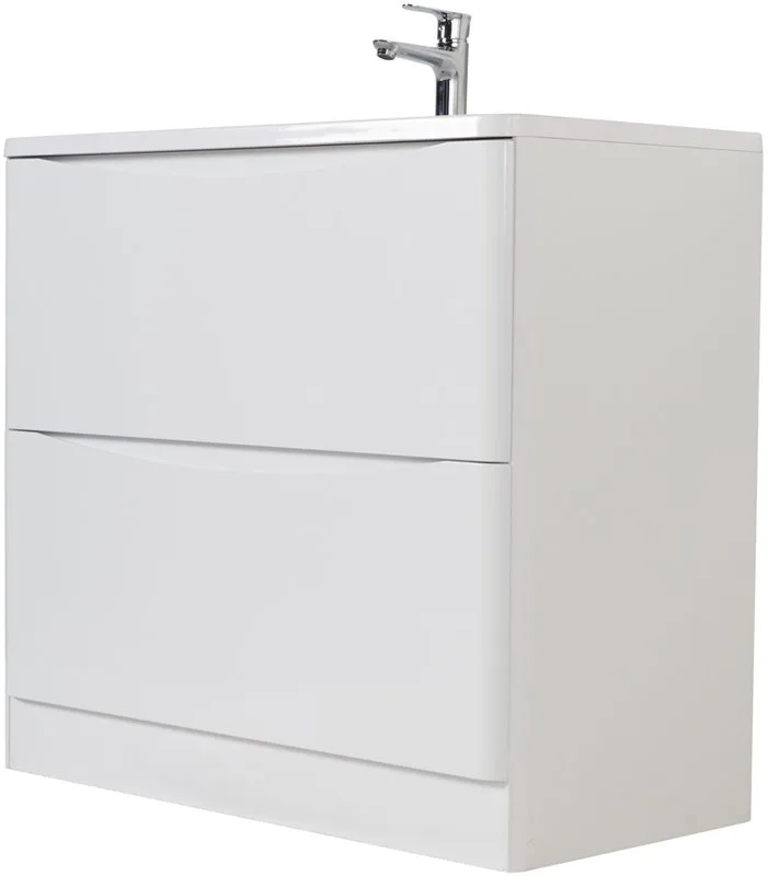 Тумба под раковину без столешницы BelBagno Acqua 80 напольная, bianco lucido Sancos — официальный сайт