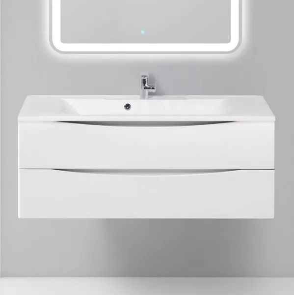Тумба под раковину без столешницы BelBagno Marino 120 bianco opaco Sancos — Оригинал