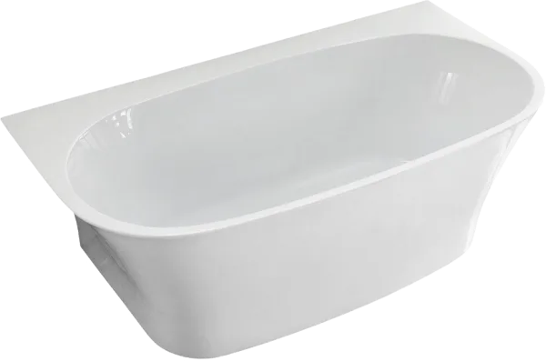Акриловая ванна Vincea VBT-423-1700 170x90 см, пристенная, белая, овальная, с каркасом, со сливом-пе Sancos — Оригинал