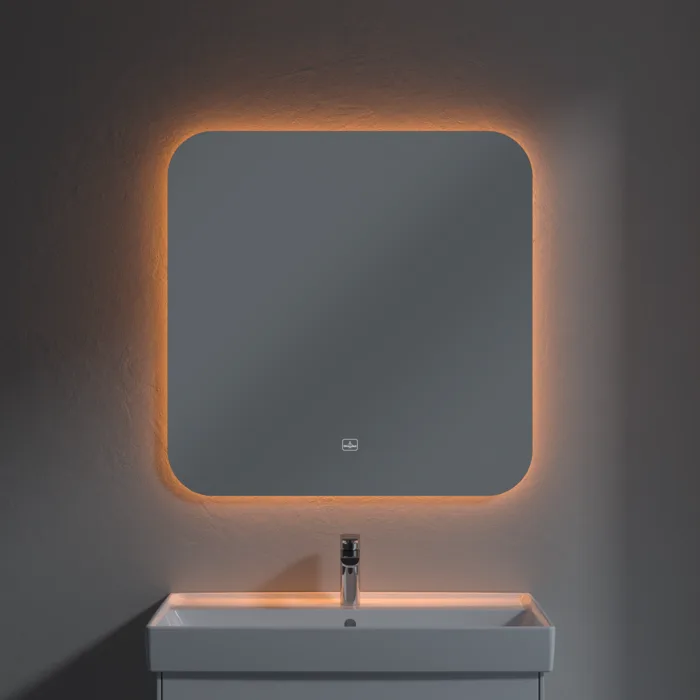 Зеркало Villeroy & Boch More to See Lite A4628000 80х80 с LED-подсветкой, 6500 K Sancos — официальный сайт