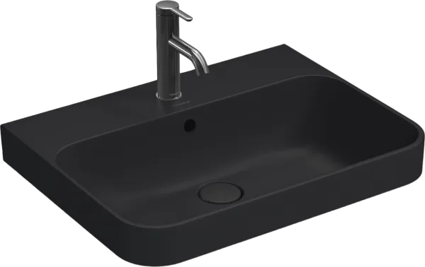 Раковина Duravit Happy D.2 Plus 2360601300 60 см, черная Sancos — Оригинал