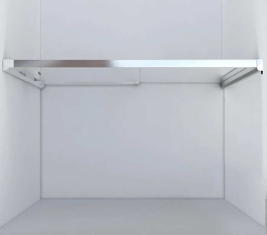 Душевая дверь в нишу Vincea Lugano VDS-1L160CL-1 160 см, профиль хром Sancos — официальный сайт