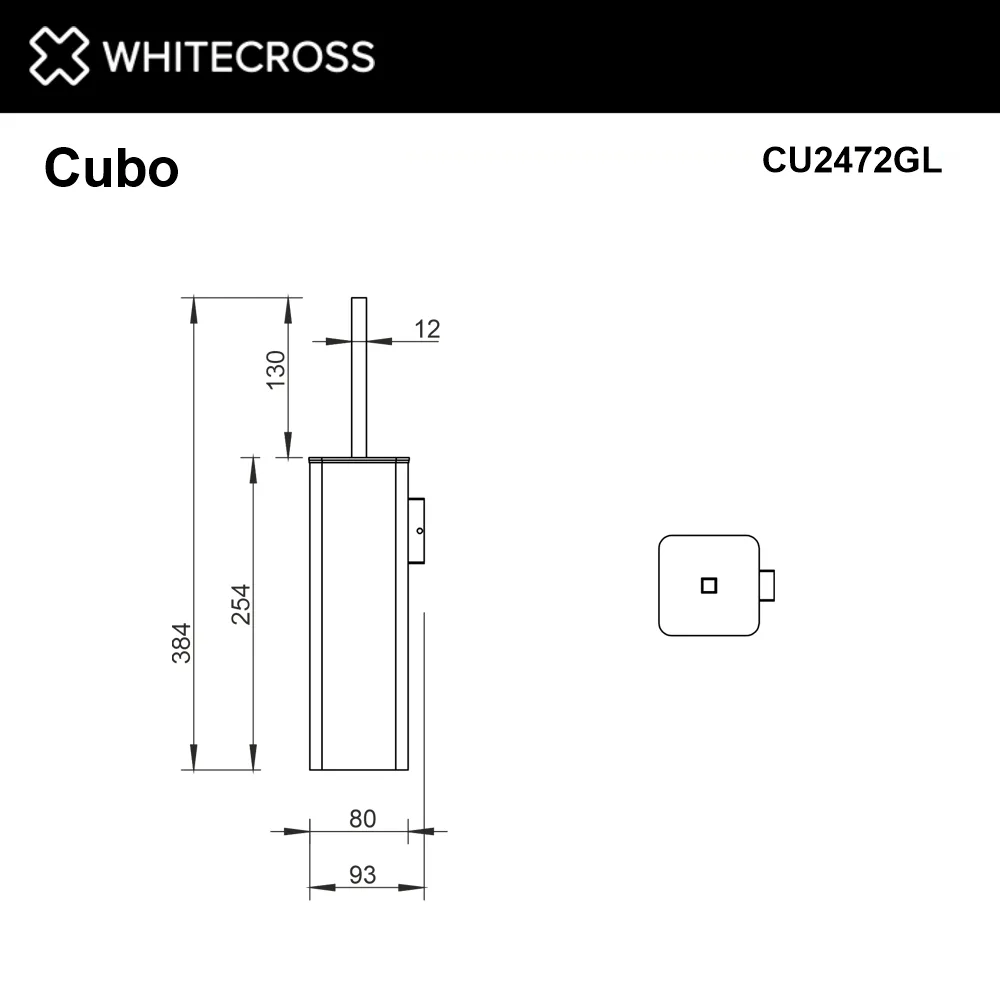 Ершик WHITECROSS Cubo CU2472GL золото Sancos — официальный сайт