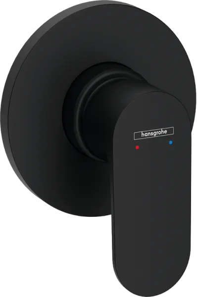 Встраиваемый смеситель Hansgrohe Rebris S 72648670 С ВНУТРЕННЕЙ ЧАСТЬЮ, черный мато Sancos — Оригинал