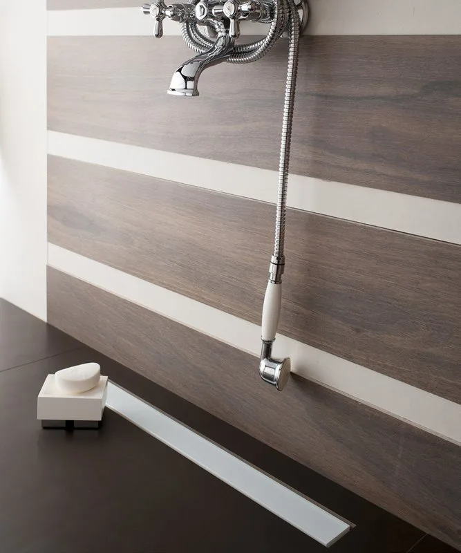 Душевой трап (лоток) Pestan Confluo Frameless Line 300, white glass Sancos — официальный сайт