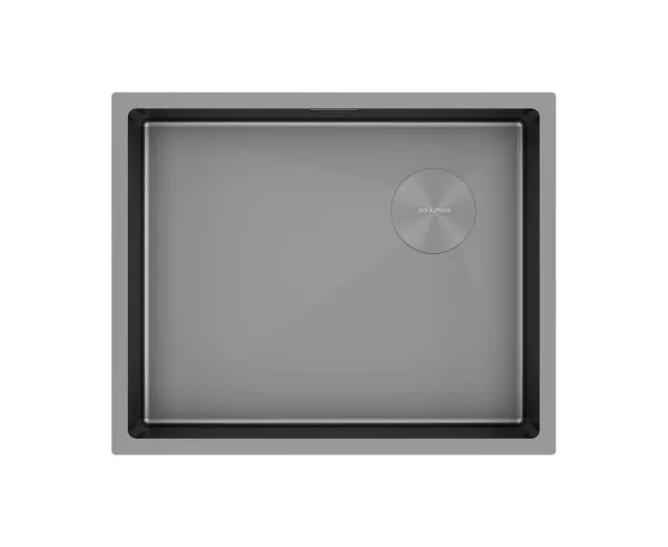 Мойка кухонная Paulmark Next-Skew PM885444-GM-M, матовая вороненая сталь Sancos — Оригинал