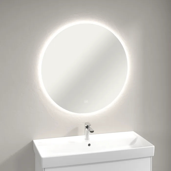 Зеркало круглое Villeroy & Boch More to See Lite A4606800 65 с LED-подсветкой, 6500 K Sancos — официальный сайт