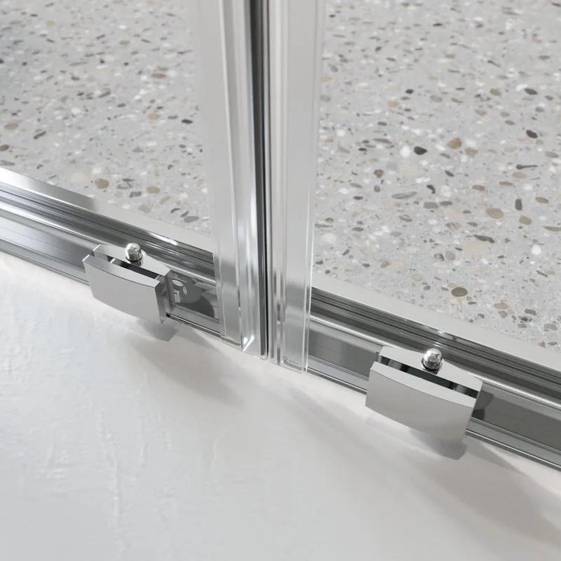 Душевая дверь в нишу BelBagno Luce BF-2-160-C-Cr профиль хром, стекло прозрачное Sancos — официальный сайт
