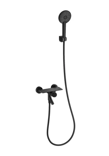 Смеситель для ванны с душем Wonzon & Woghand WW-FE05L221-MB, матовый черный Sancos — Оригинал