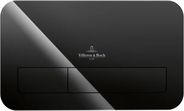 Кнопка смыва Villeroy & Boch Viconnect 922400RB черная глянцевая Sancos — Оригинал