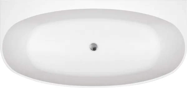 Акриловая ванна BelBagno BB83-1700-W0 170x80 см, пристенная, белая, овальная, на ножках Sancos — Оригинал