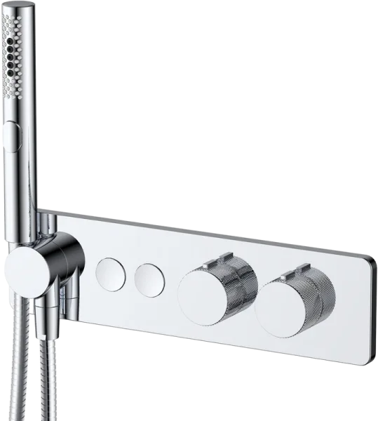 Встраиваемый смеситель для душа Allen Brau Liberty 5.33010-00 С ВНУТРЕННЕЙ ЧАСТЬЮ, хром Sancos — Оригинал