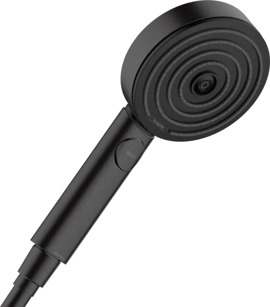 Душевая лейка Hansgrohe Pulsify Relaxation 105 3jet 24110670 матовый черный Sancos — Оригинал